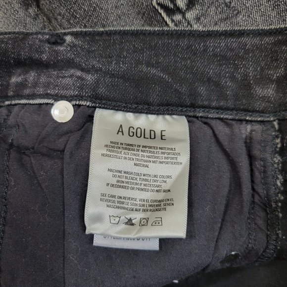 AgoldE Sophie High Rise Skinny Distressed Jean in Silence, Dark Grey - Picture 12 of 13